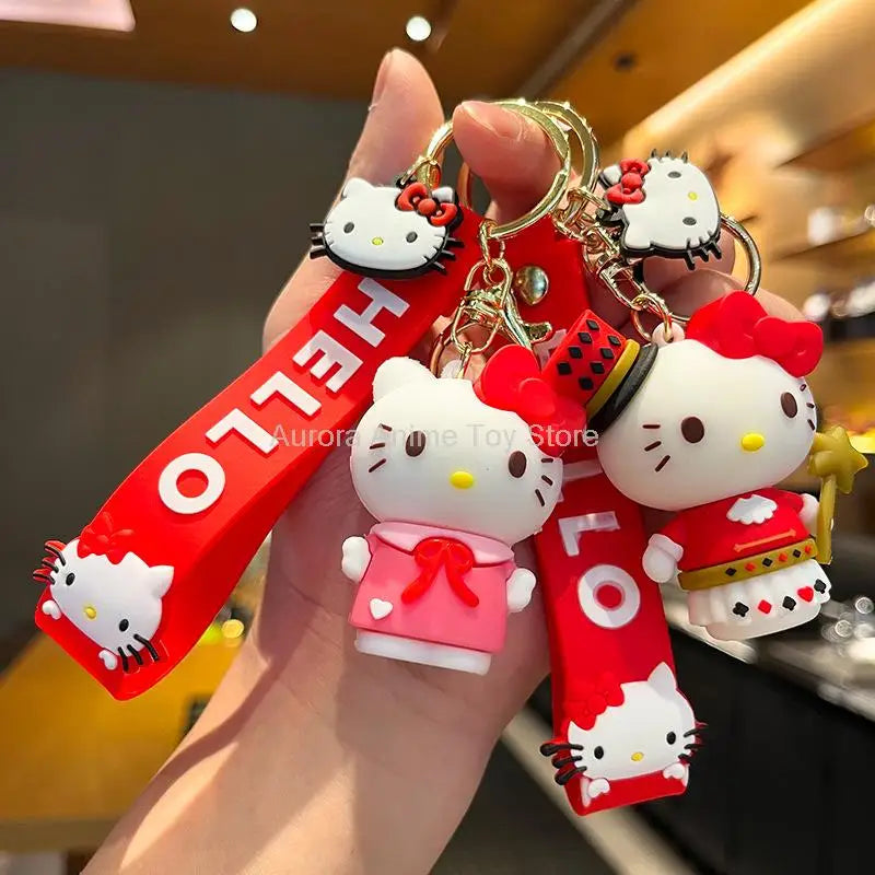 Hello Kitty Keychain - Cute Anime Accessories