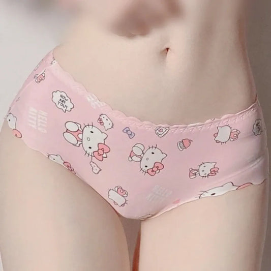 Kawaii Hello Kitty Silk Panties