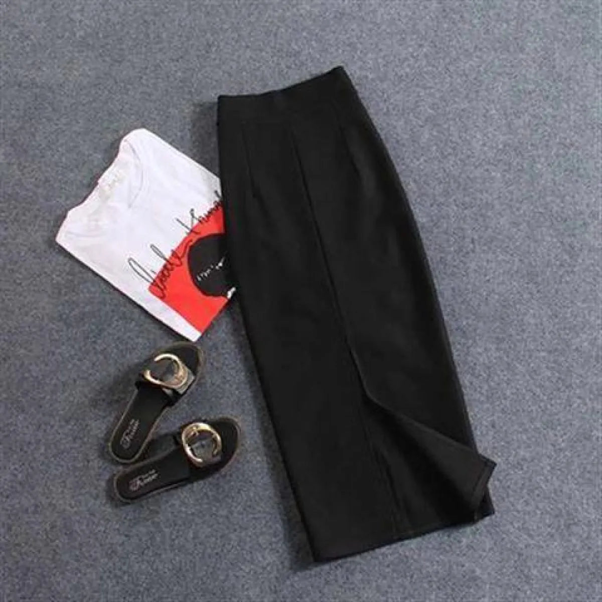 Korean Slim Stretch Pencil Skirts