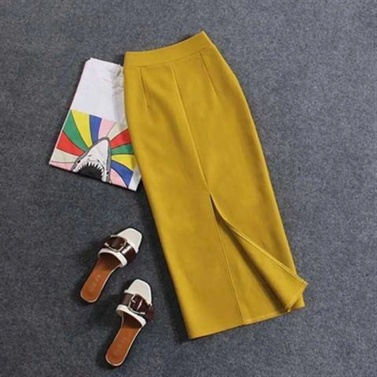 Korean Slim Stretch Pencil Skirts
