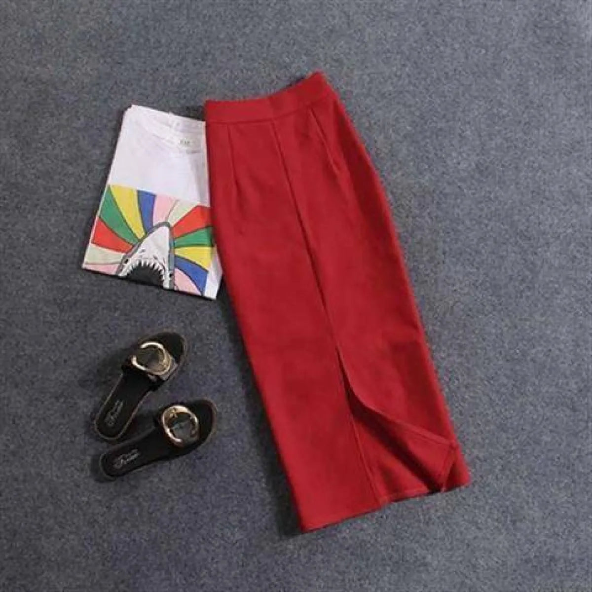 Korean Slim Stretch Pencil Skirts
