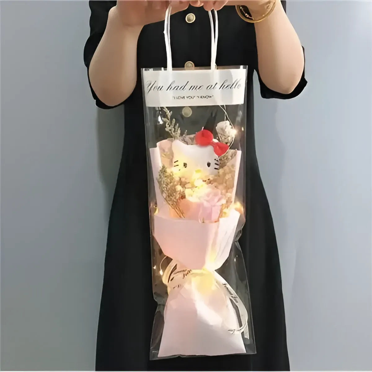 LED Light Hello Kitty Bouquet - My Melody, Cinnamoroll, Kuromi Edition