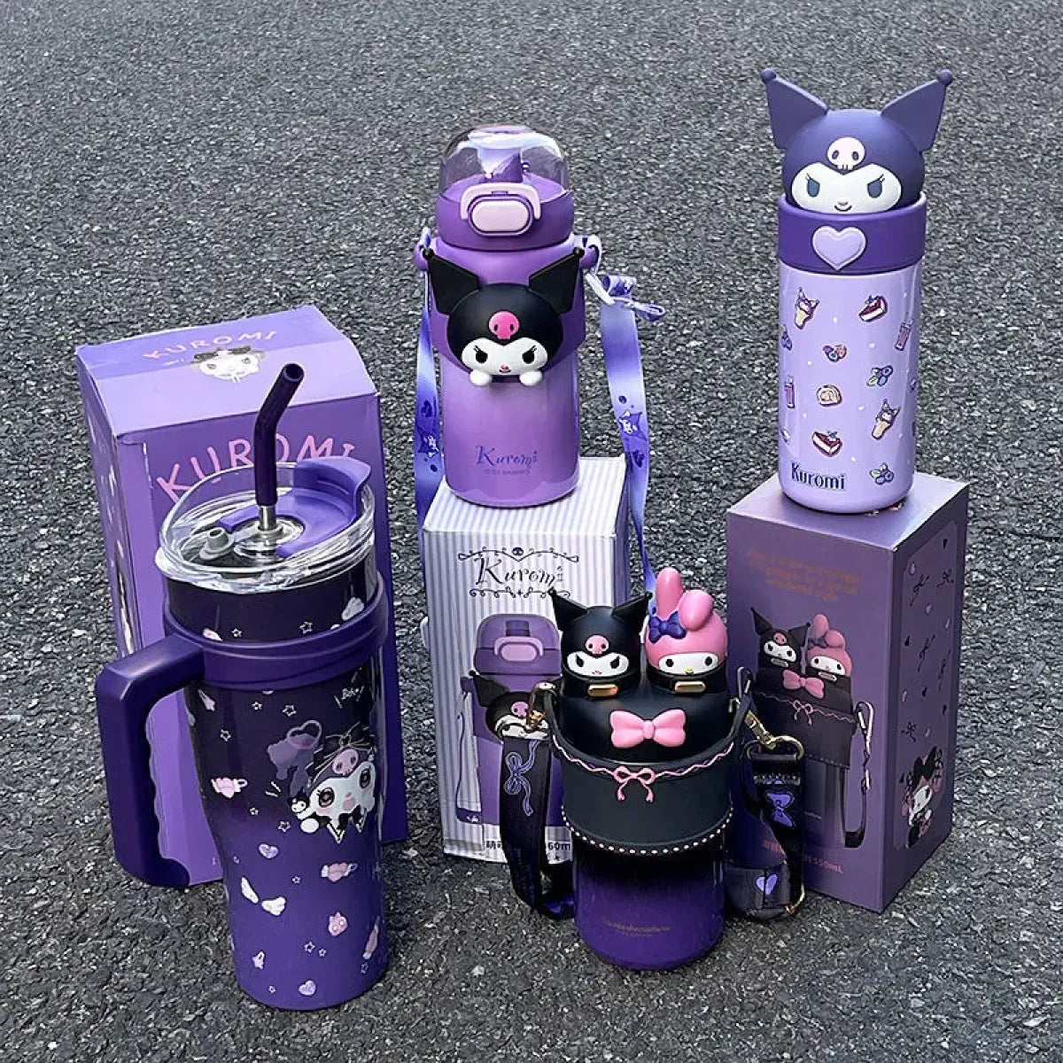 Kuromi Large Capacity Thermos Cup