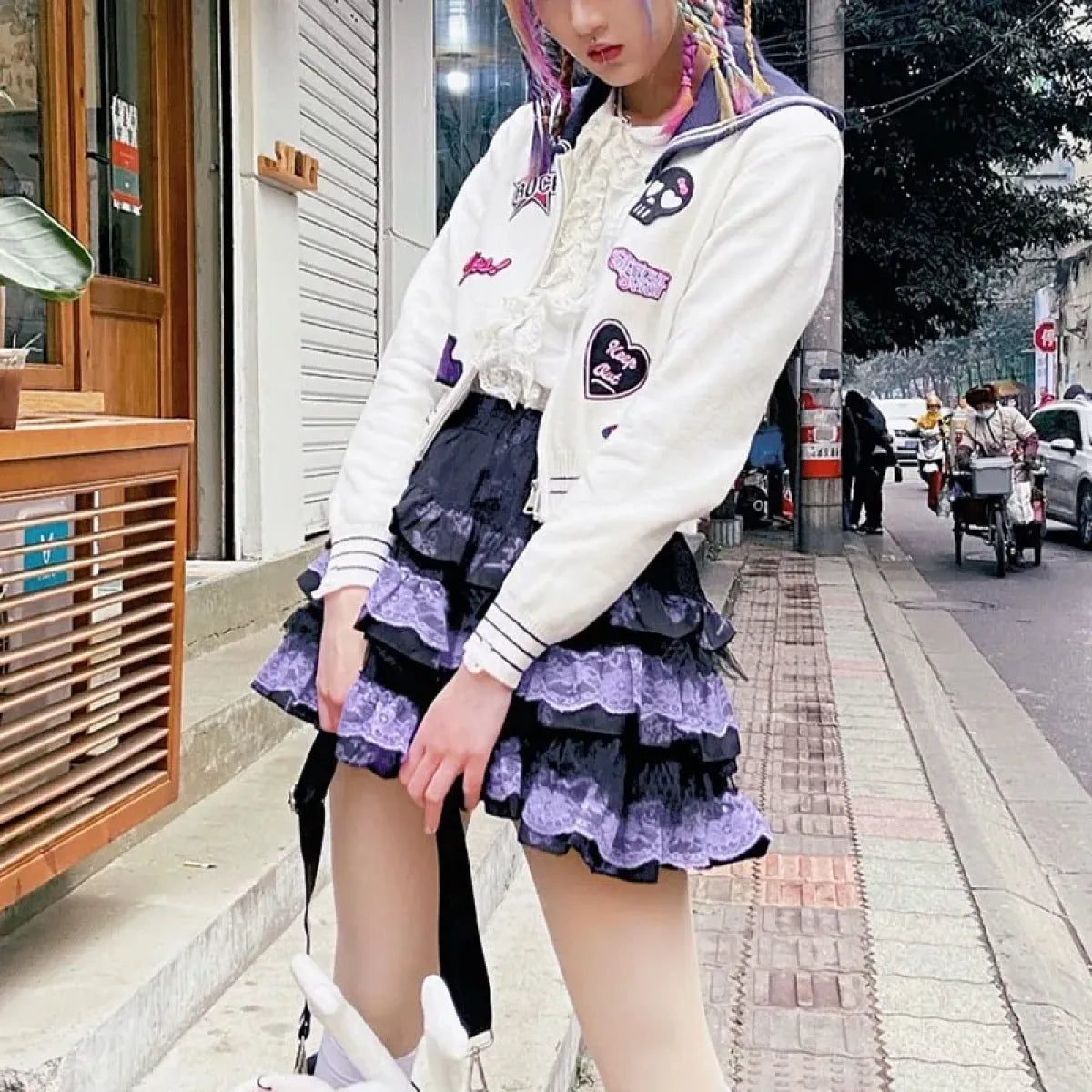 Lace Layered Skirt – Harajuku Punk Lolita Mini
