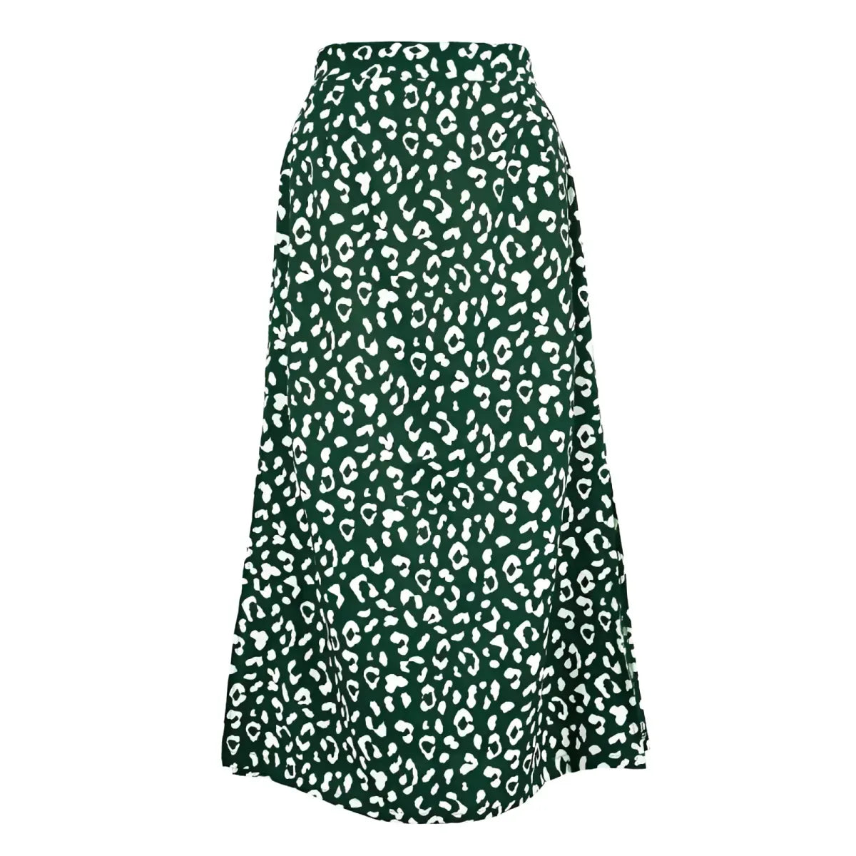 Leopard Pattern Midi Skirts