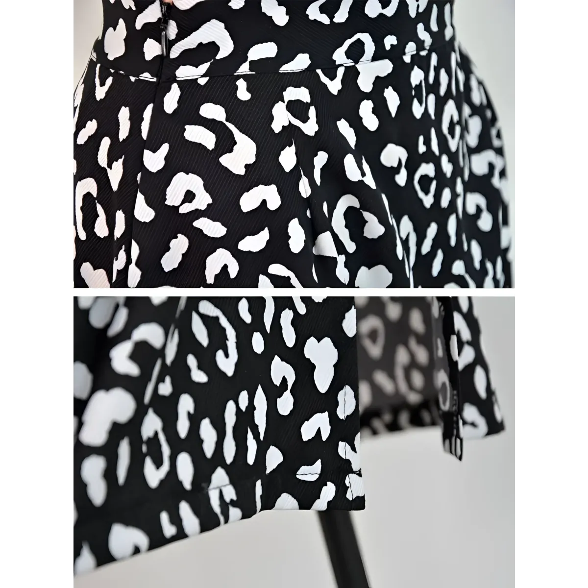 Leopard Pattern Midi Skirts