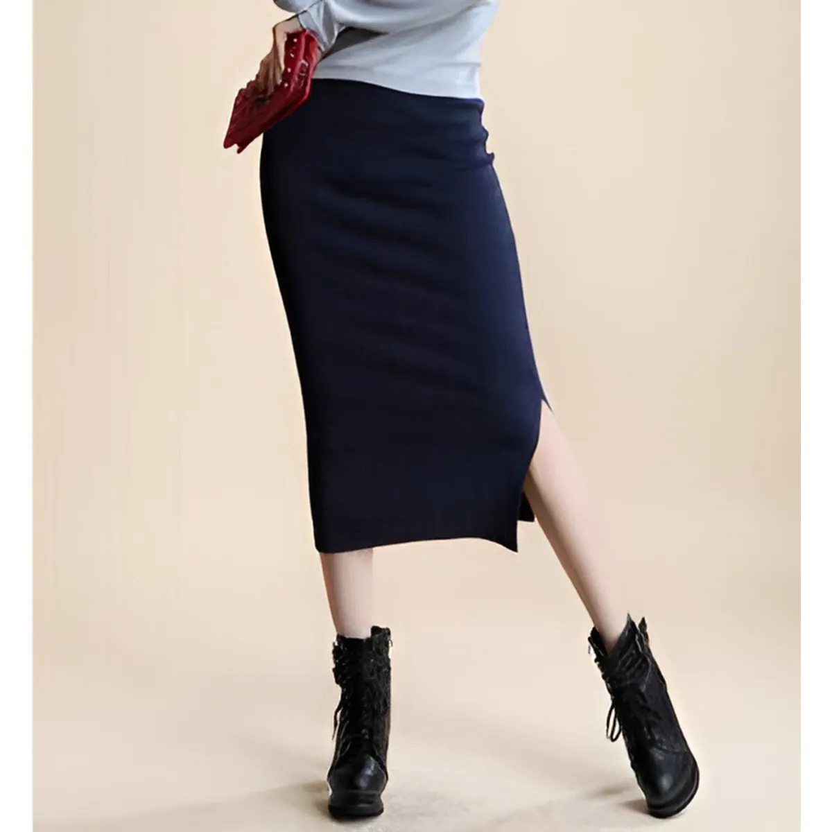 Long Midi Pencil Skirts