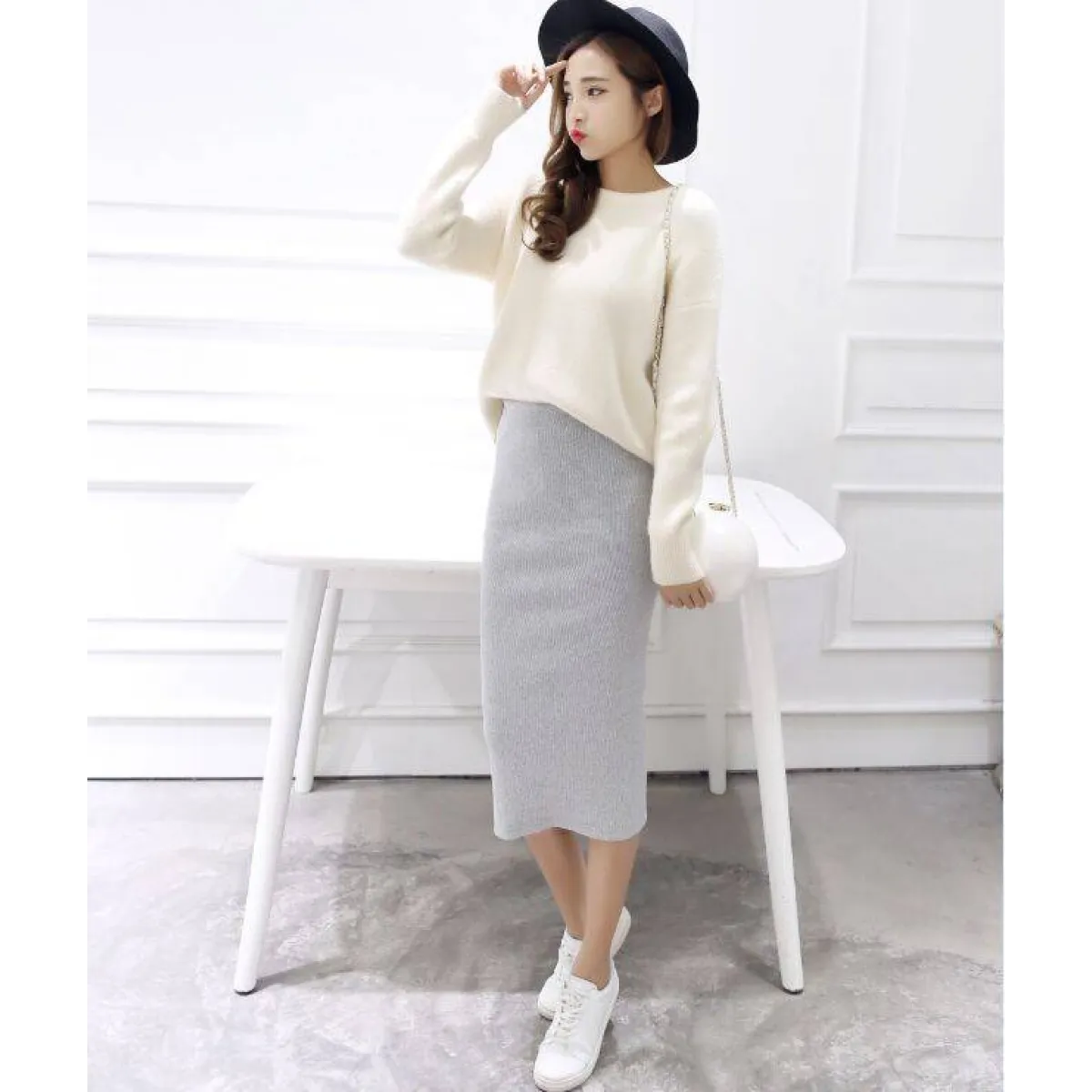 Long Midi Pencil Skirts