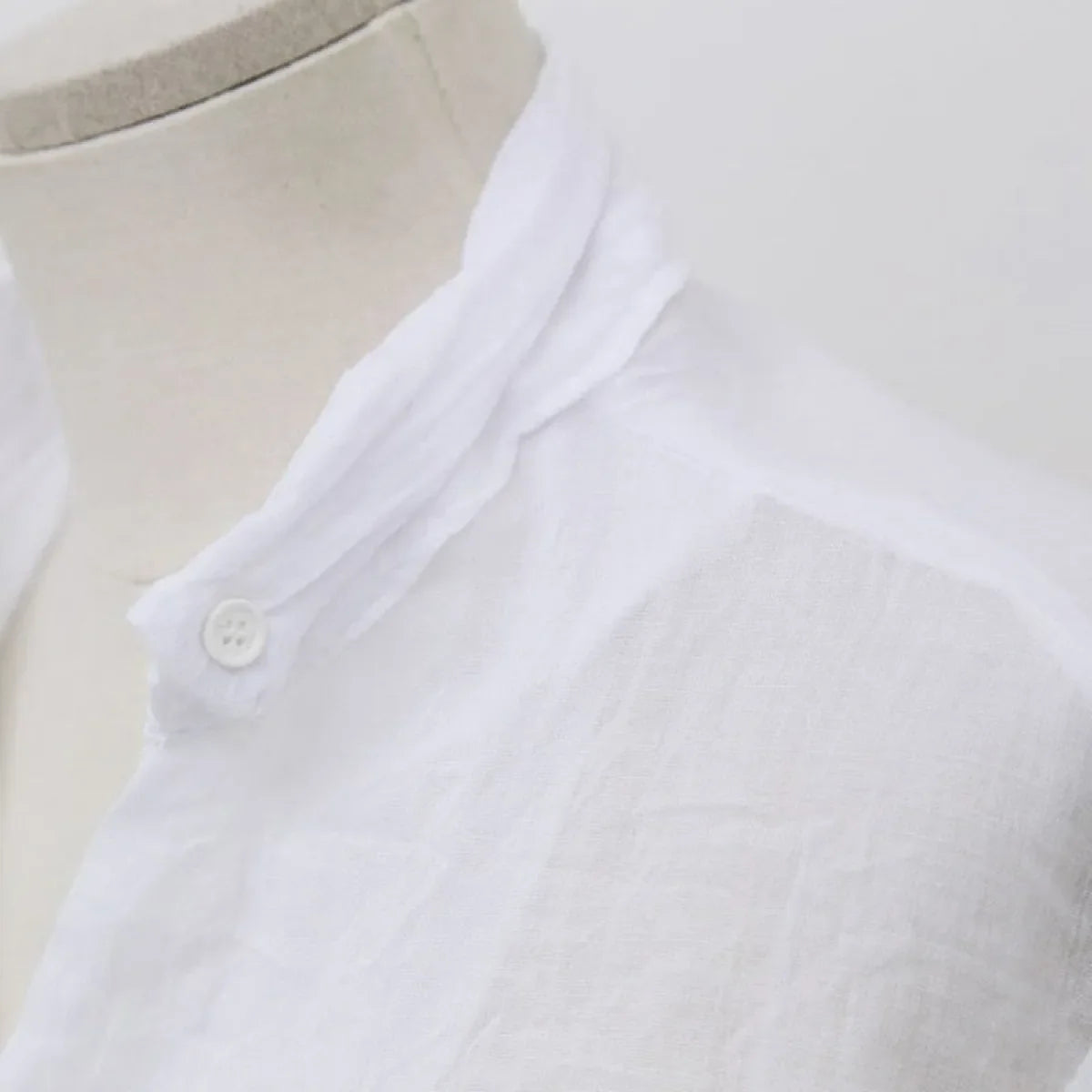 Long Sleeve Linen Blouse