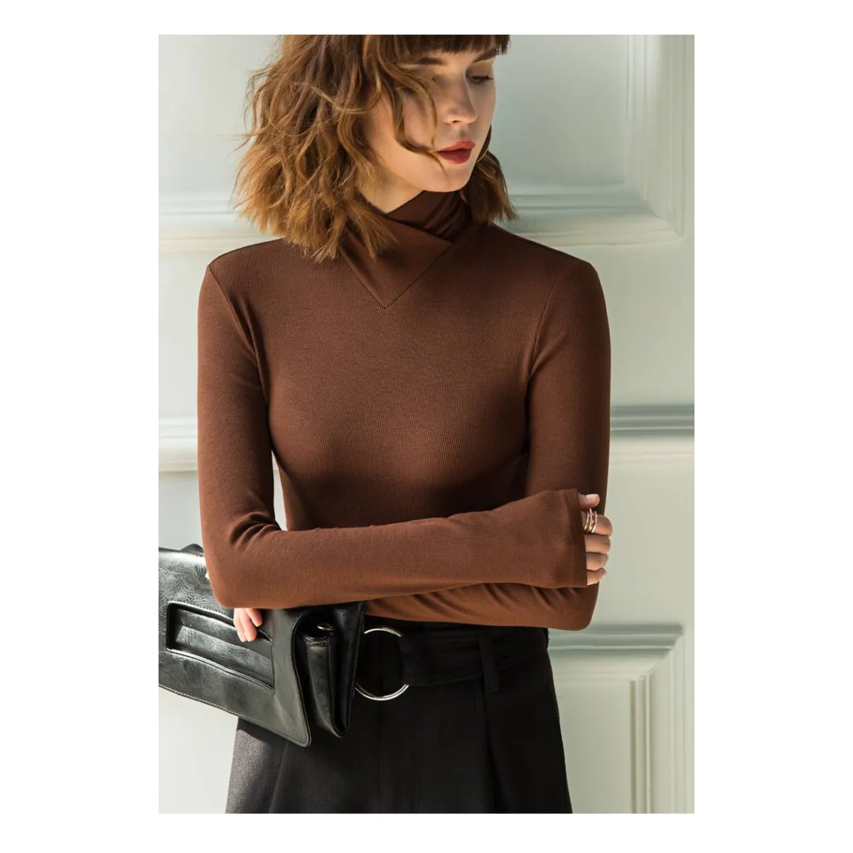 Long-Sleeved Fleece Pullover