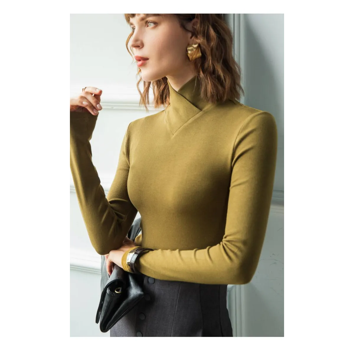 Long-Sleeved Fleece Pullover