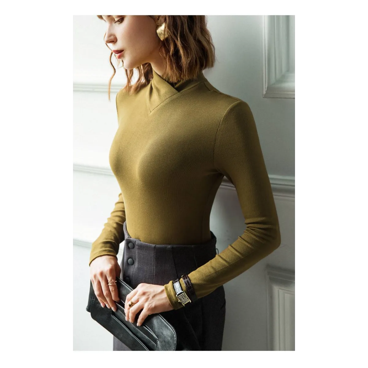 Long-Sleeved Fleece Pullover