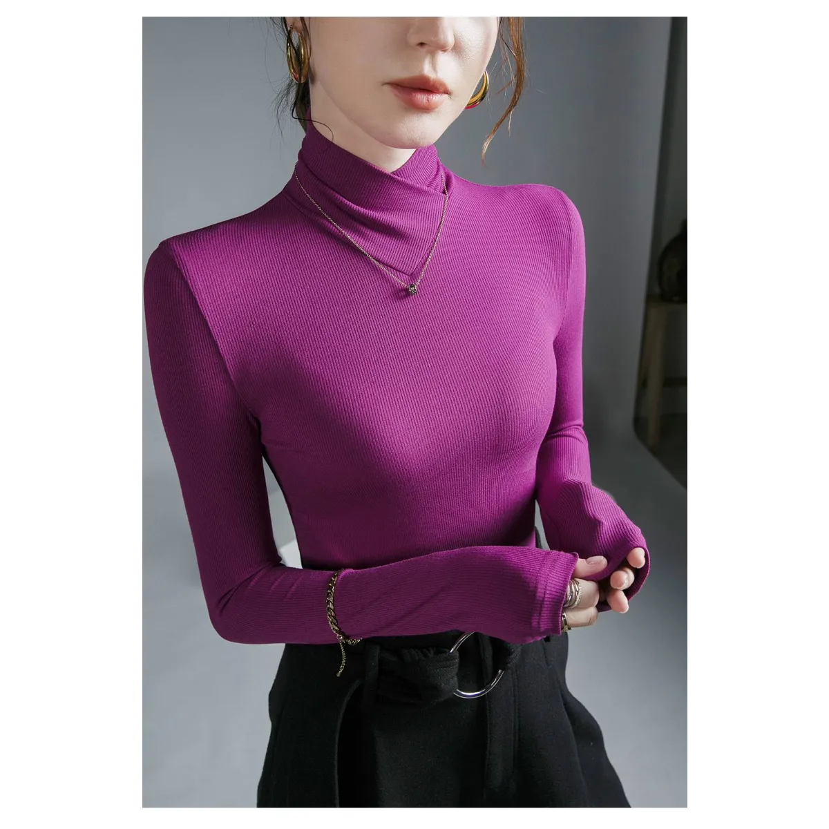 Long-Sleeved Fleece Pullover