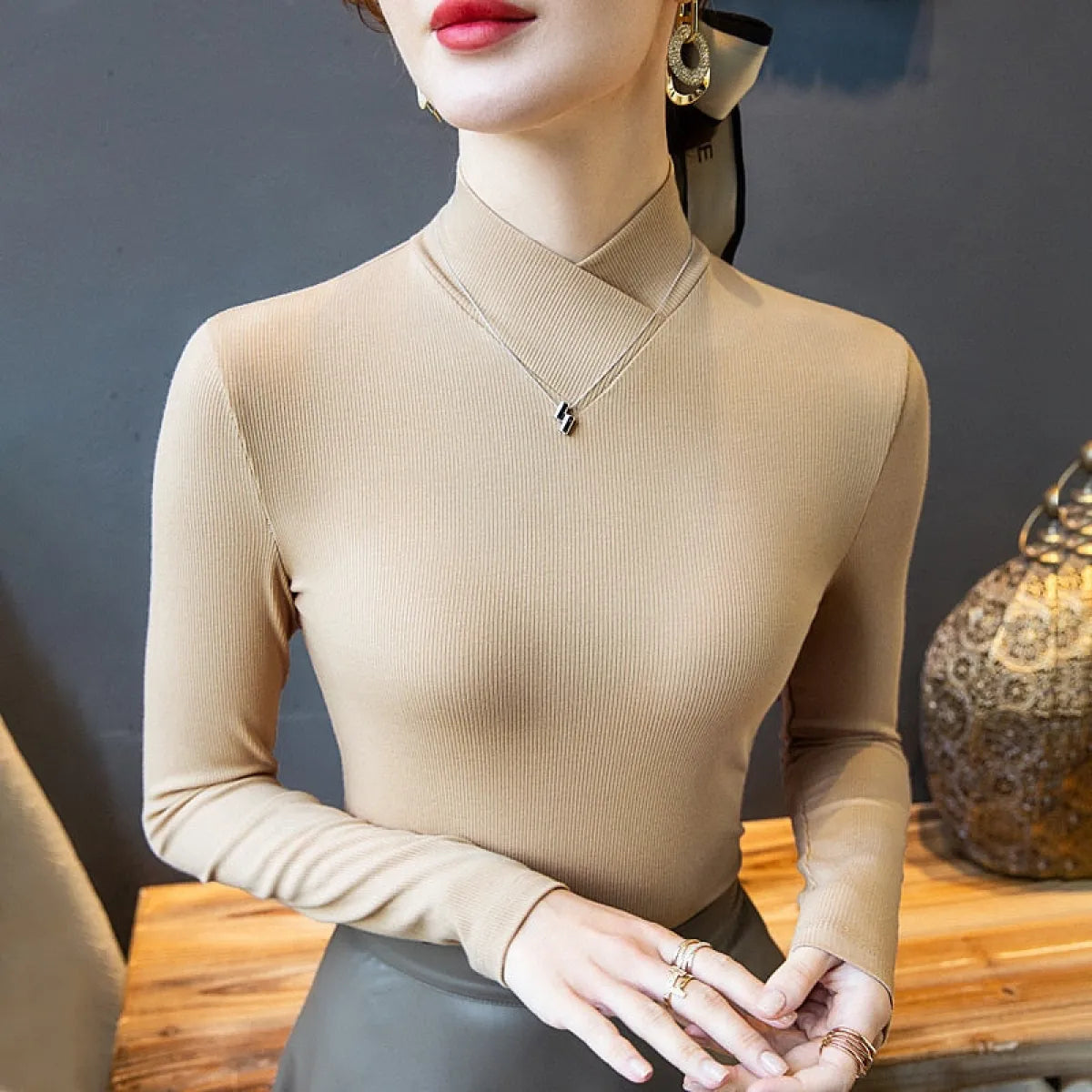 Long-Sleeved Fleece Pullover