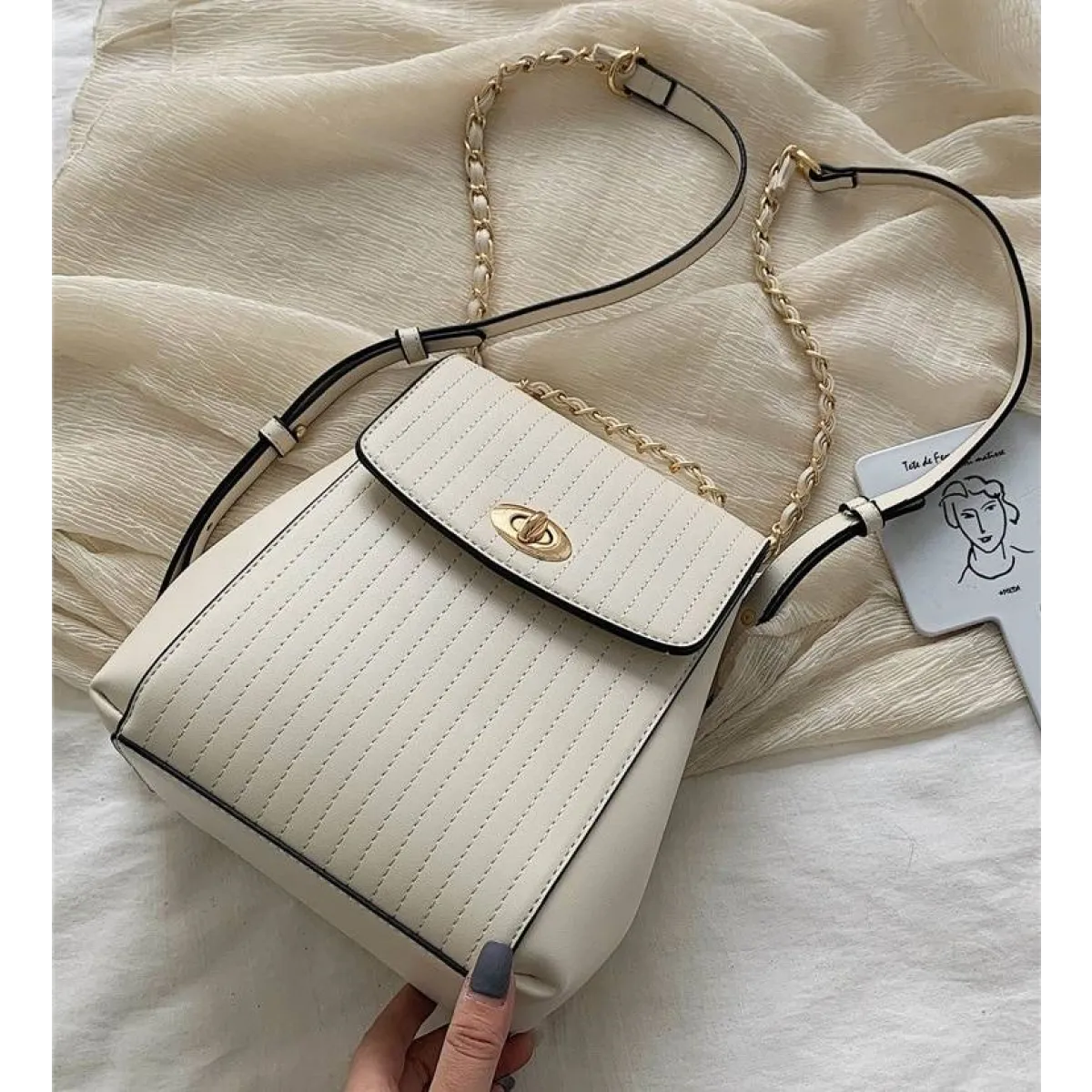 Chain Detail Backpack