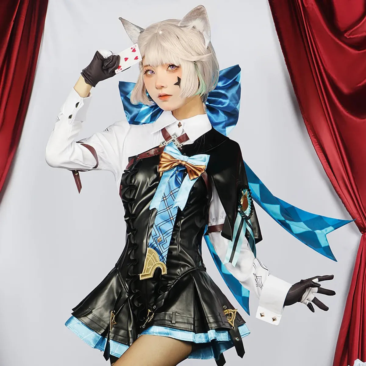 Lynette Cosplay Costume - Full Set with Wig