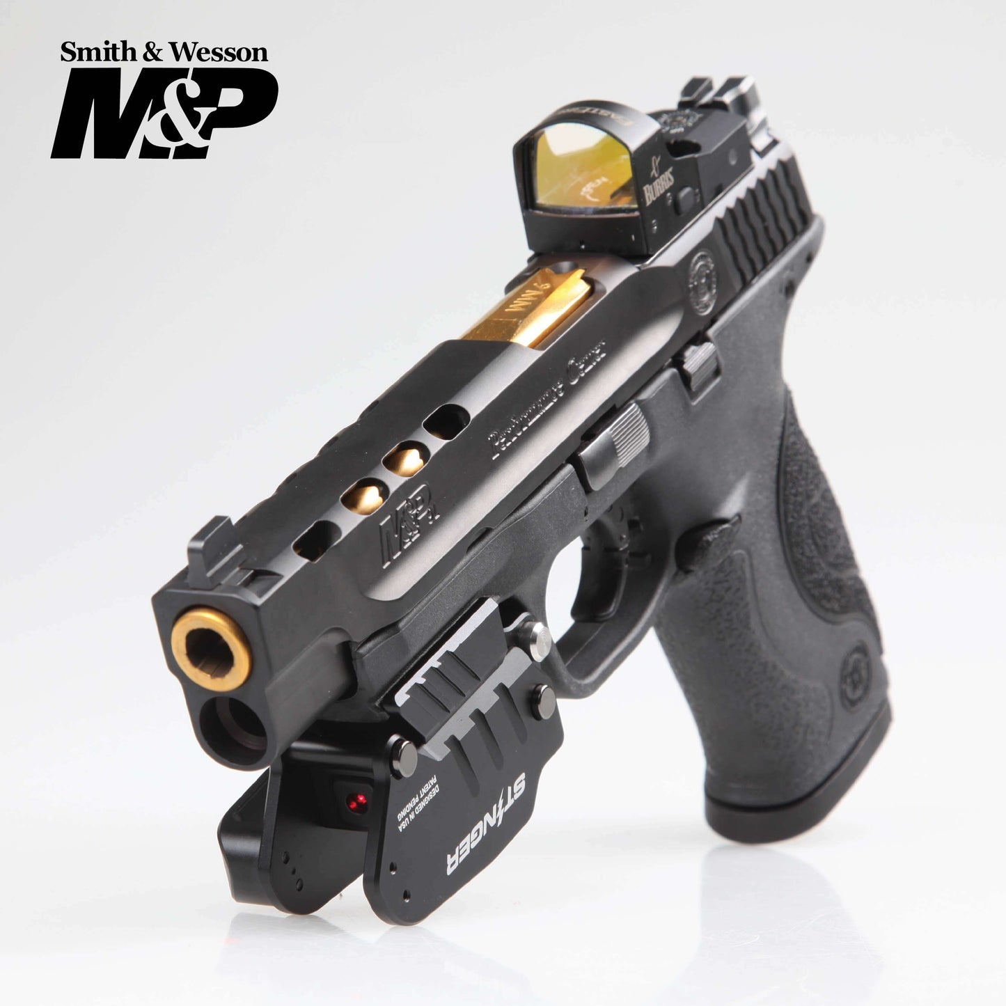 Stinger HL-GL Concealment Laser Sight System: Trigger Guard Protection, Minimalist Carry Holster (Rechargeable GREEN Laser - HDPE Body)
