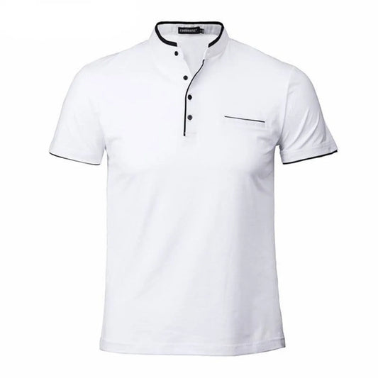 Mandarin Collar Active Shirt