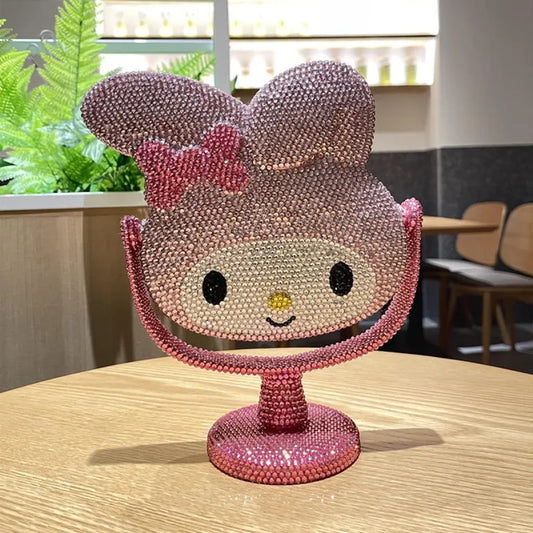 My Melody Rhinestone Bling Makeup Mirror