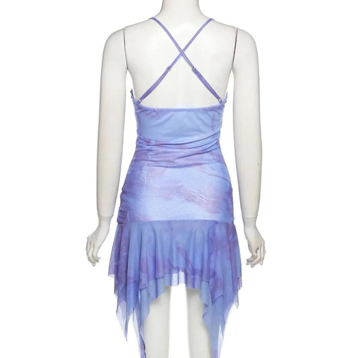 Mesh Slip Mini Dress