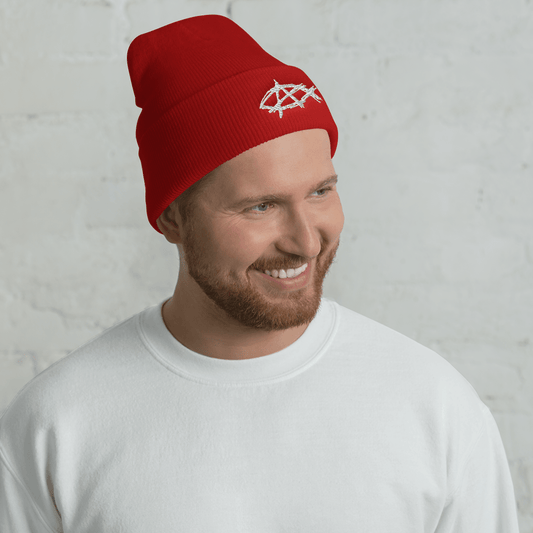 AnarchoChristian Cuffed Beanie