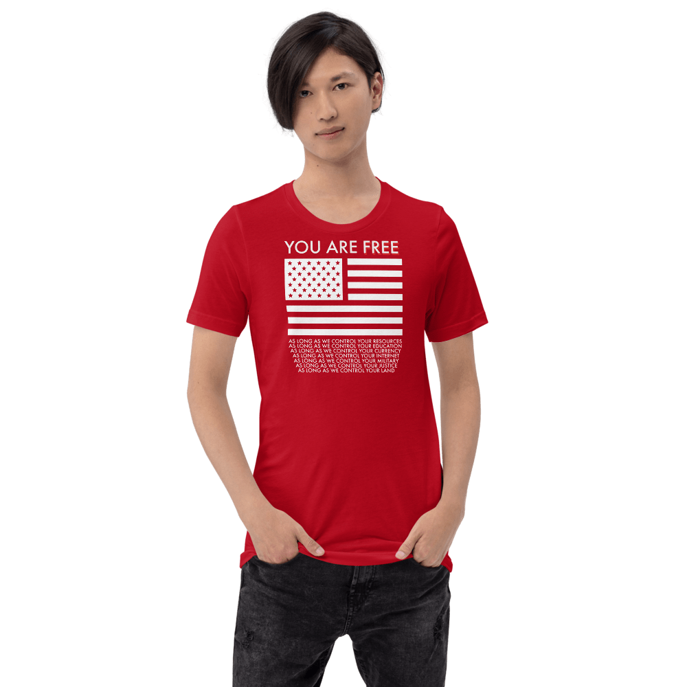 You are free Short-Sleeve Unisex T-Shirt
