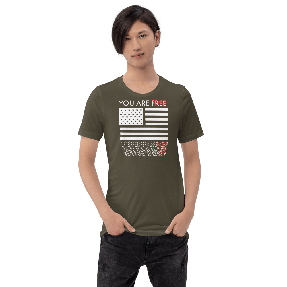You are free Short-Sleeve Unisex T-Shirt