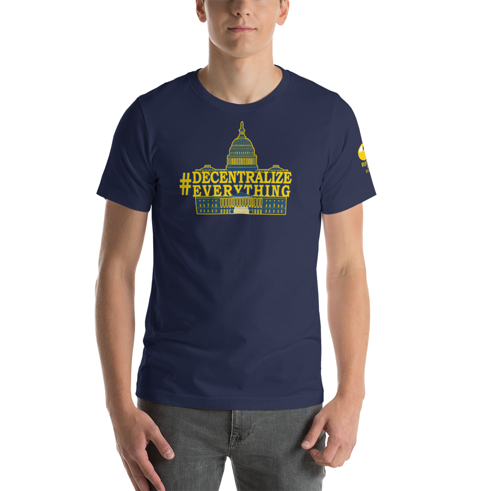 #DecentralizeEverything - Michael Rufo For Congress T-Shirt