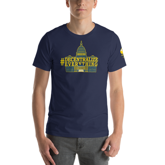 #DecentralizeEverything - Michael Rufo For Congress T-Shirt