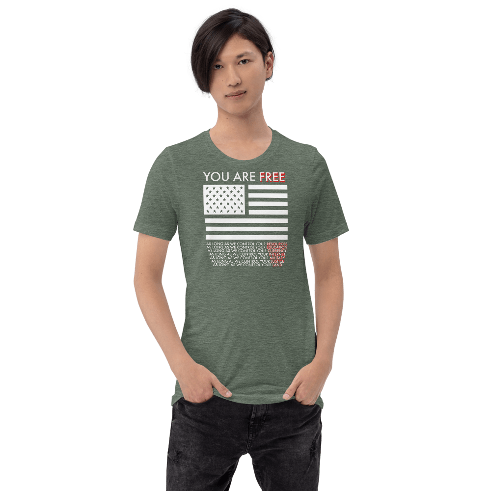 You are free Short-Sleeve Unisex T-Shirt