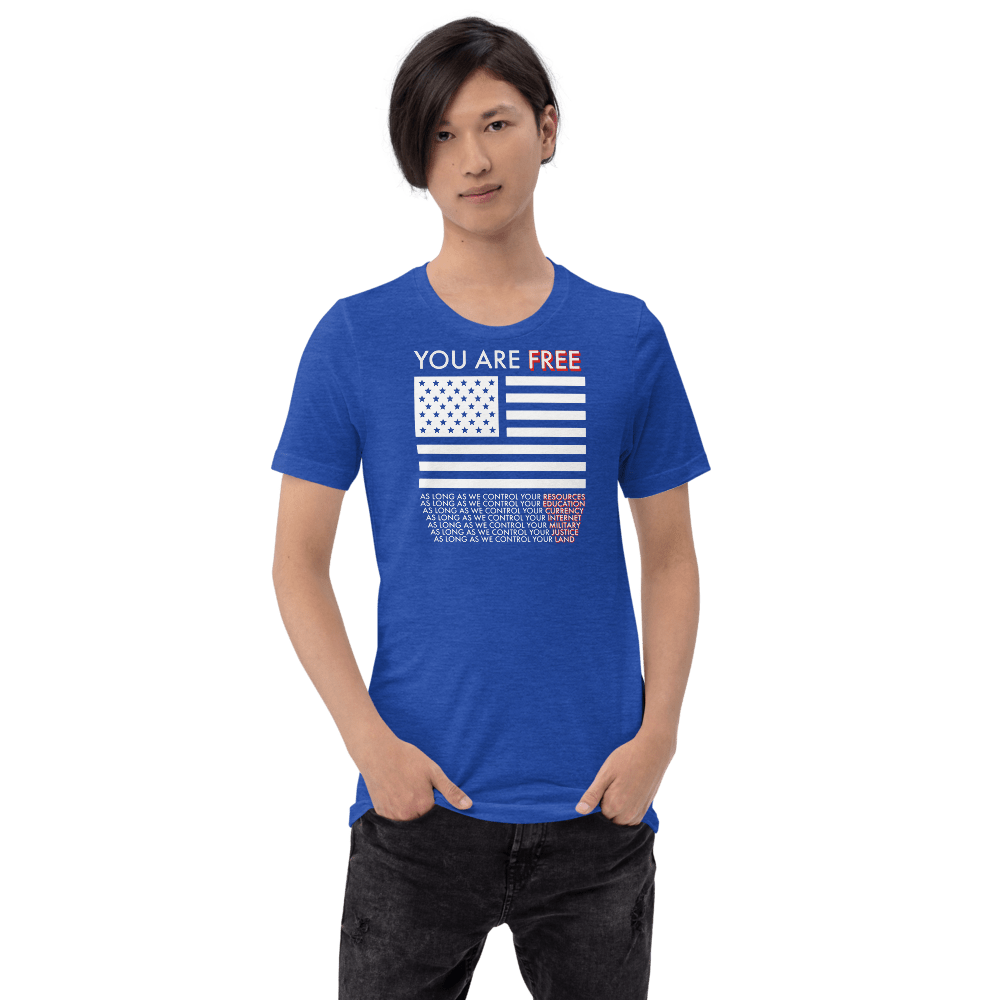 You are free Short-Sleeve Unisex T-Shirt