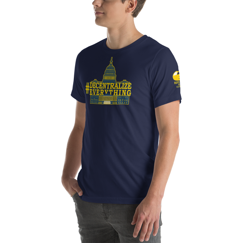 #DecentralizeEverything - Michael Rufo For Congress T-Shirt