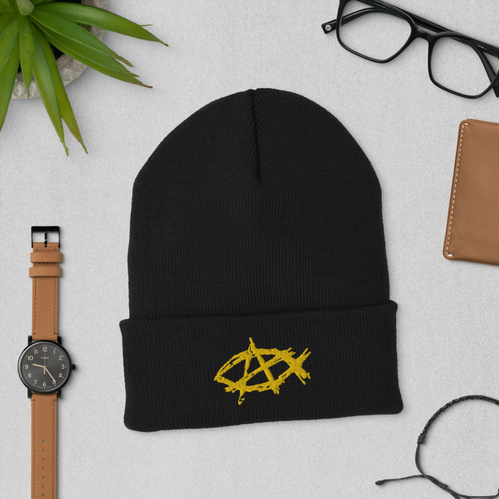 AnarchoChristian Cuffed Beanie