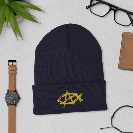 AnarchoChristian Cuffed Beanie