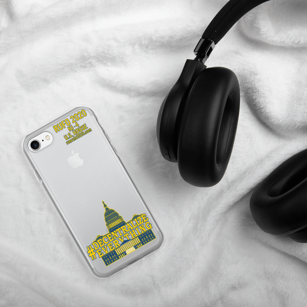 #Decentralize Everything Michael Rufo for Congress iPhone Case