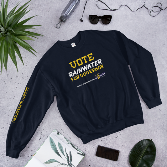 VOTE Rainwater for Governor - Rainwater for Indiana Sweatshirt
