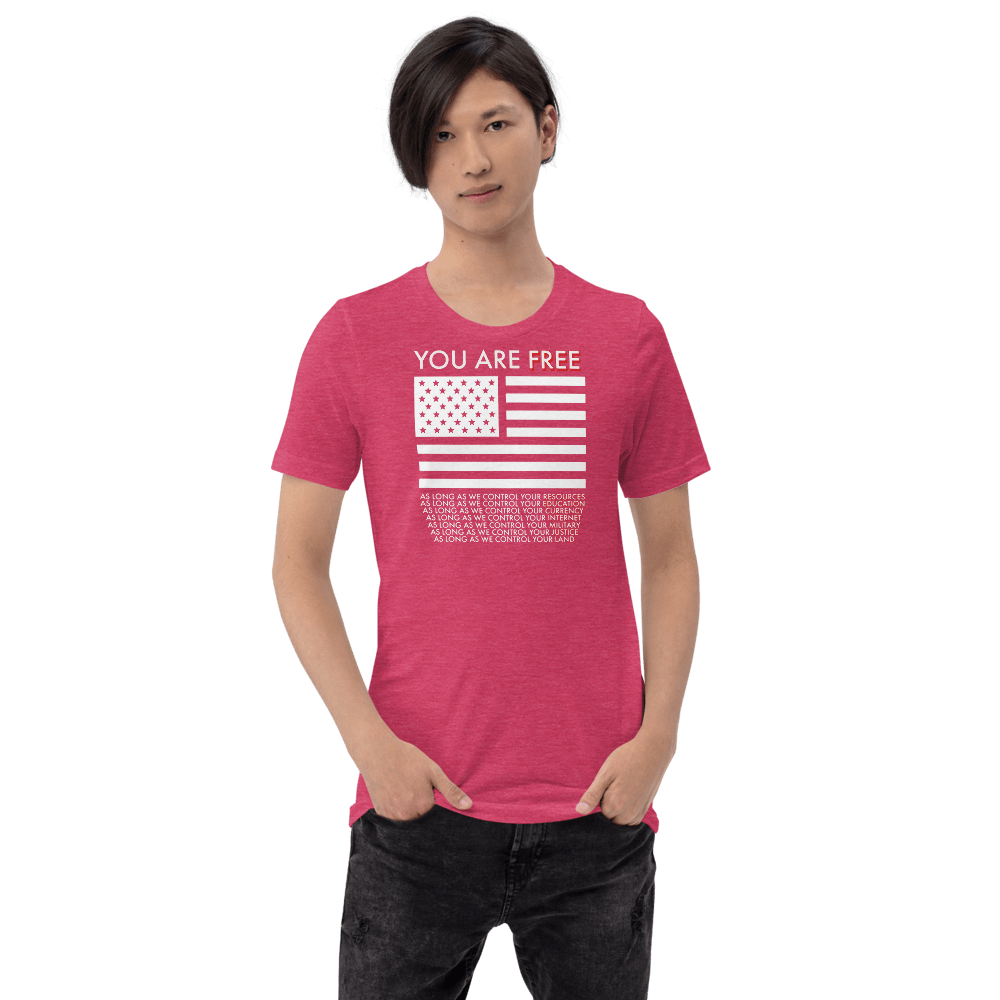 You are free Short-Sleeve Unisex T-Shirt
