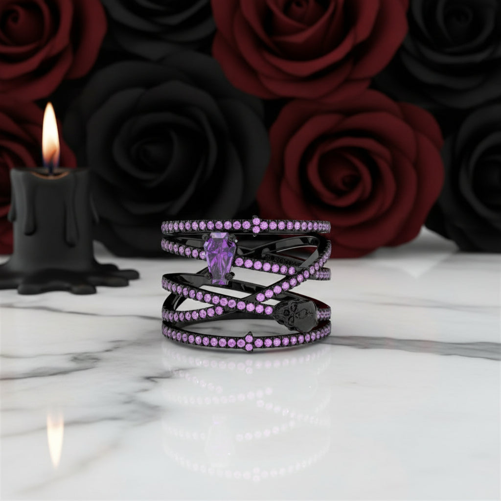 My Other Half- Limited Coffin Shape Diamond Rings