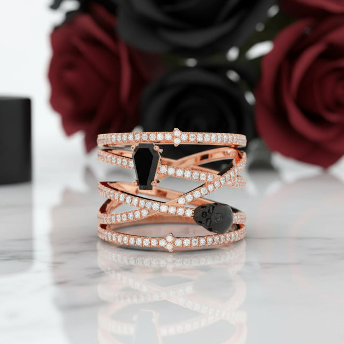 My Other Half- Limited Coffin Shape Diamond Rings