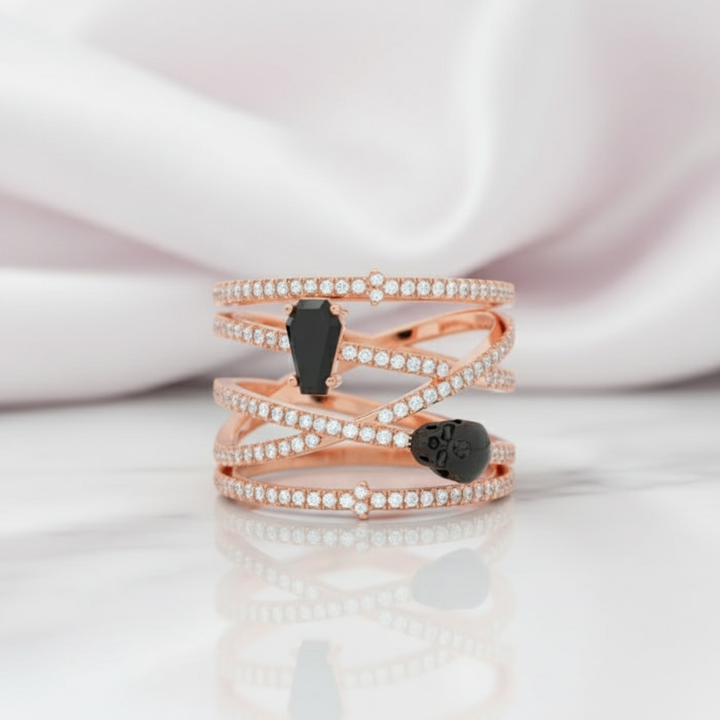 My Other Half- Limited Coffin Shape Diamond Rings