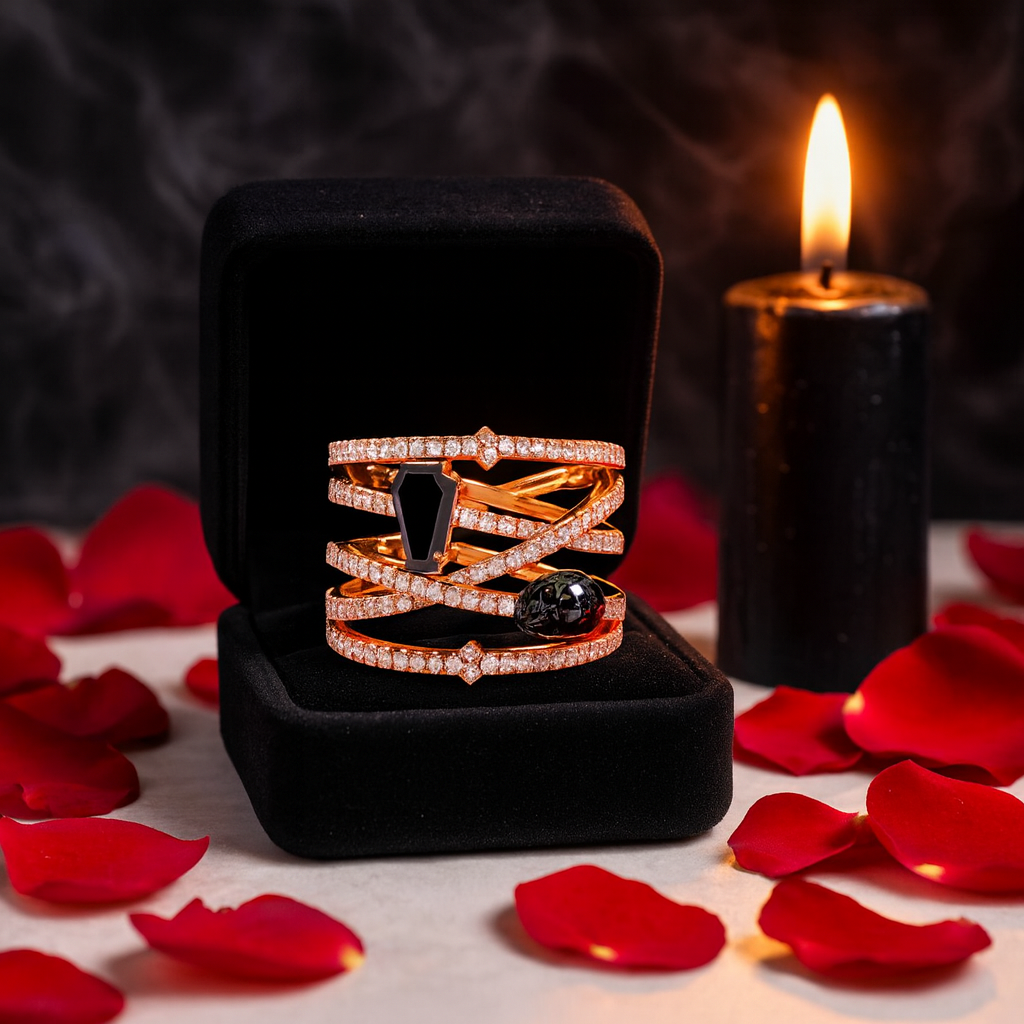 My Other Half- Limited Coffin Shape Diamond Rings