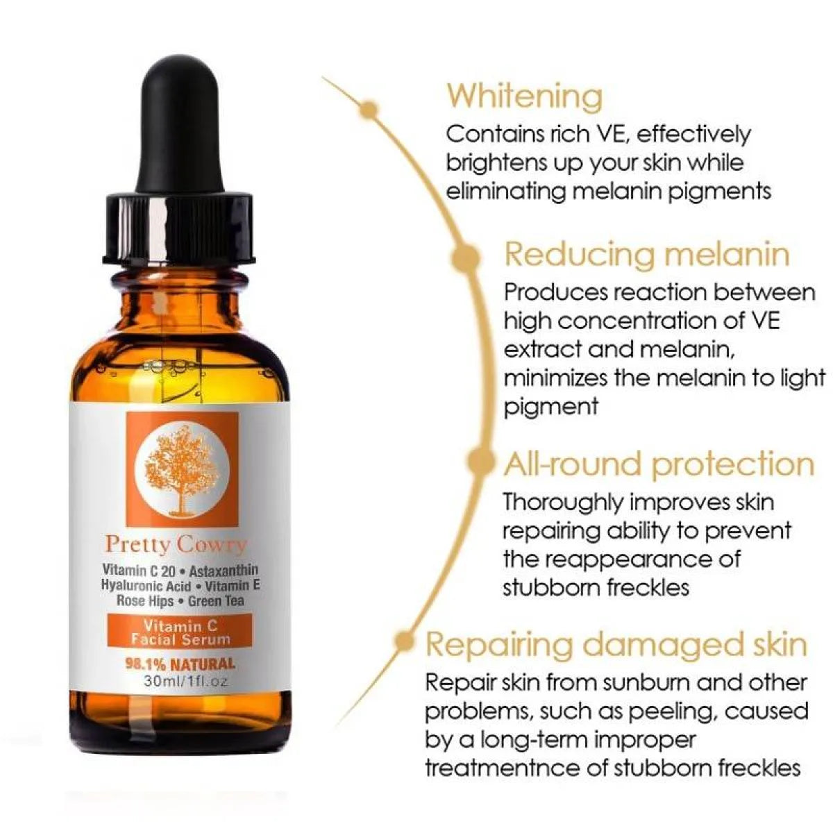 Natural Face Serum - Vitamin E