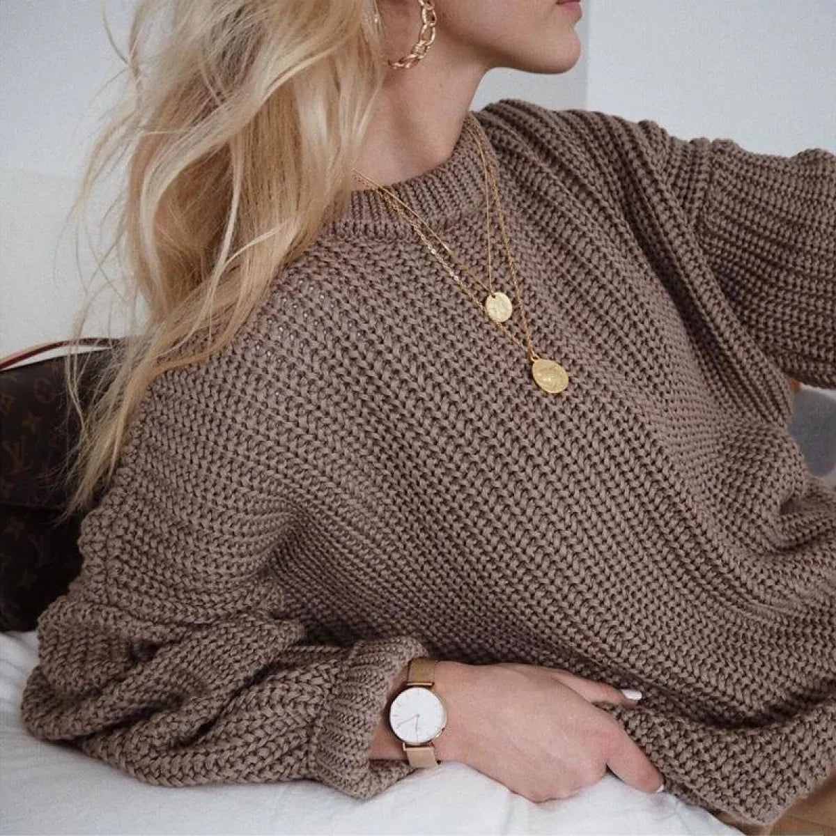 Loose Oversized Knit Sweater