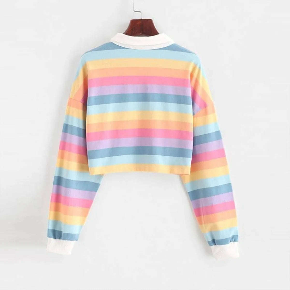 Pastel Stripe Crop Top