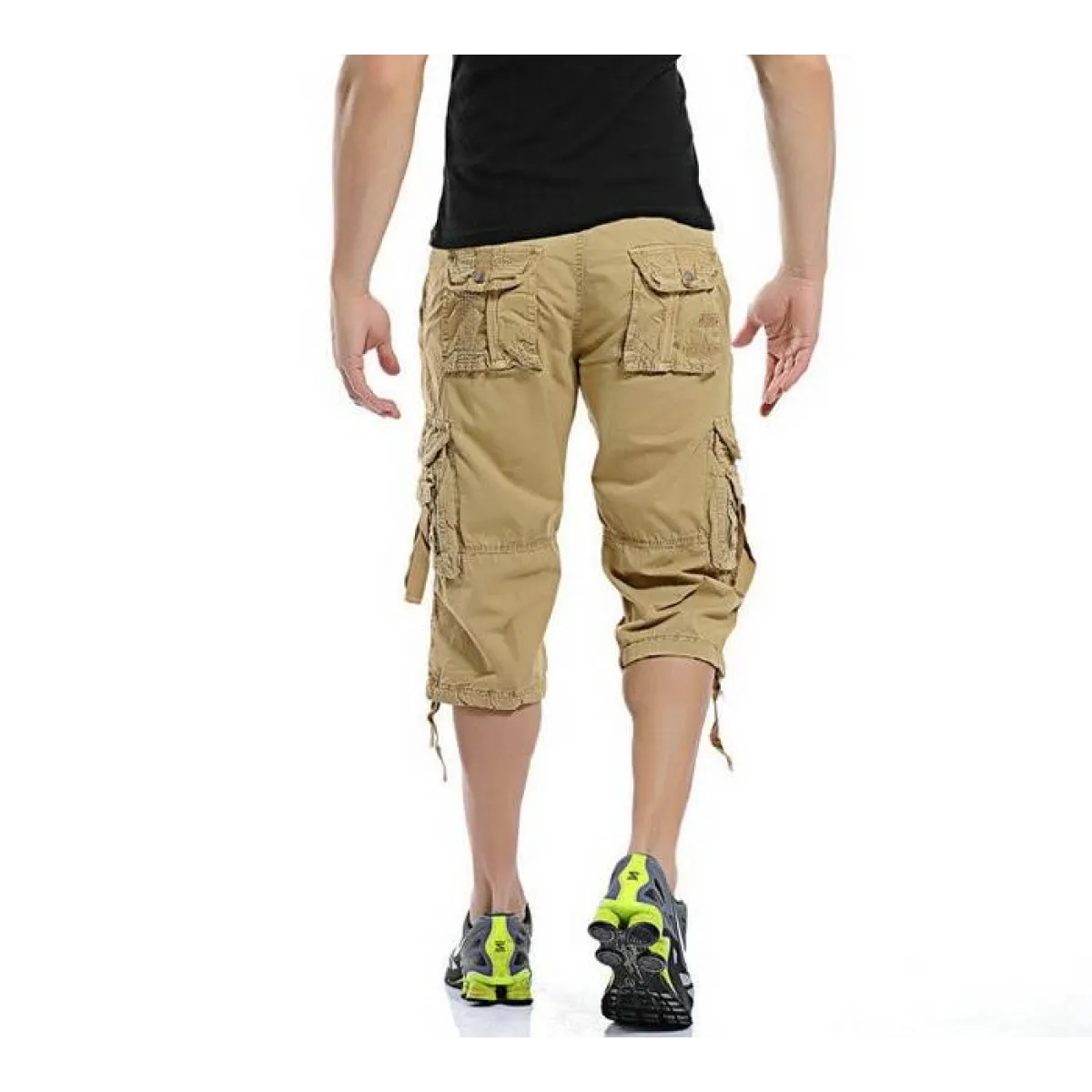 Patterned Art Textile Shorts