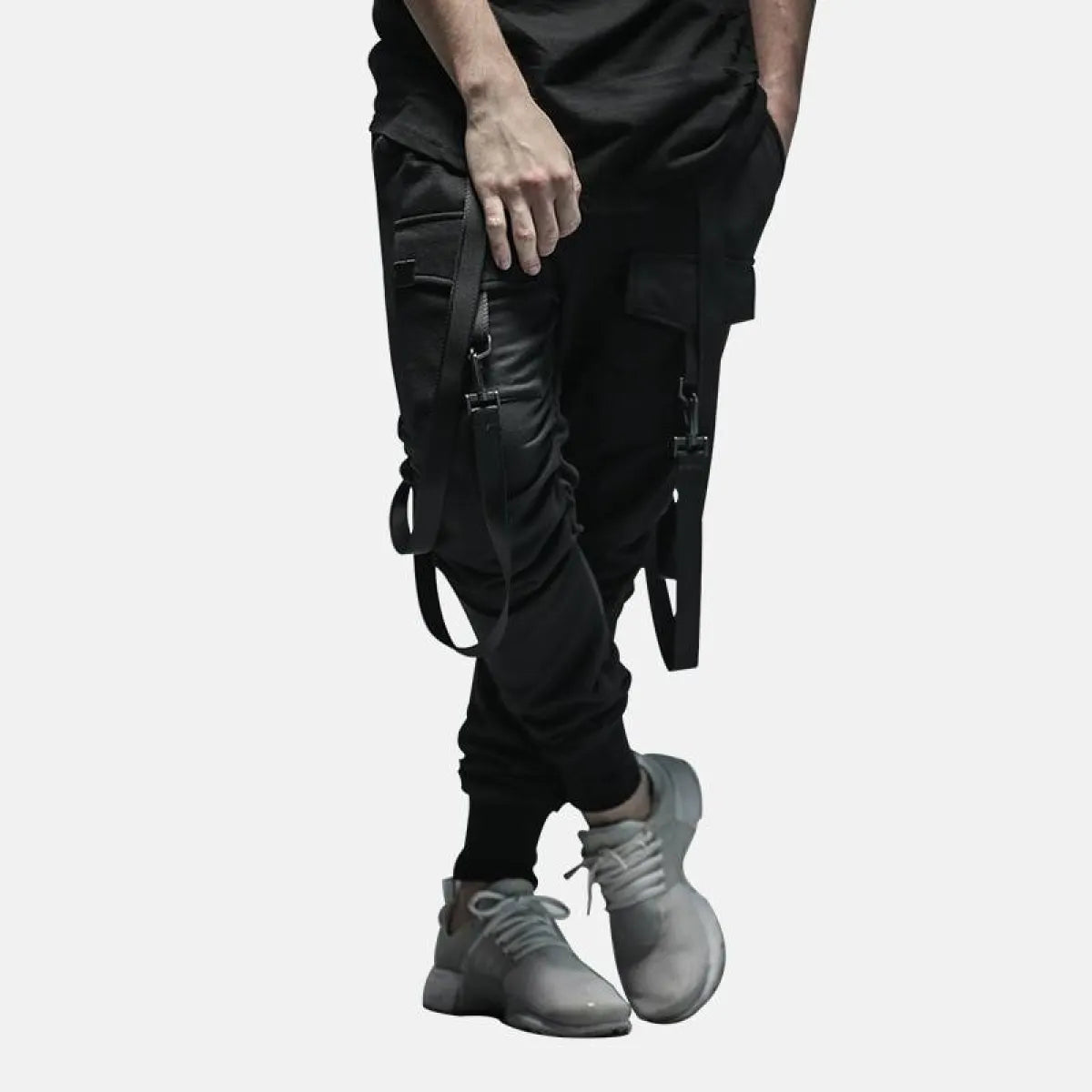 Patterned Cargo Sweatpants