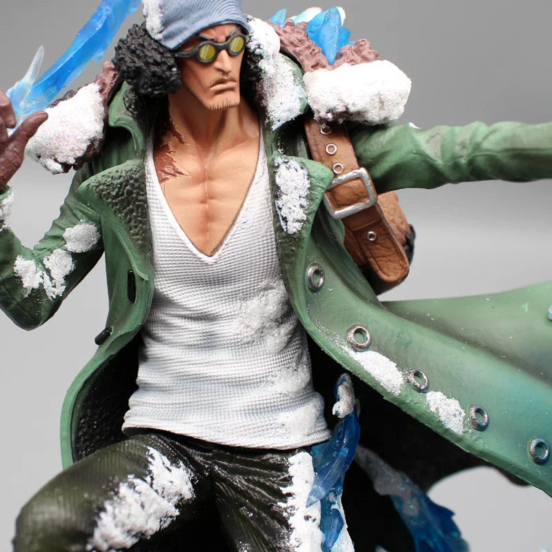 One Piece Aokiji Kuzan 30cm GK LED Figure - 2 Heads, PVC Statue Gift
