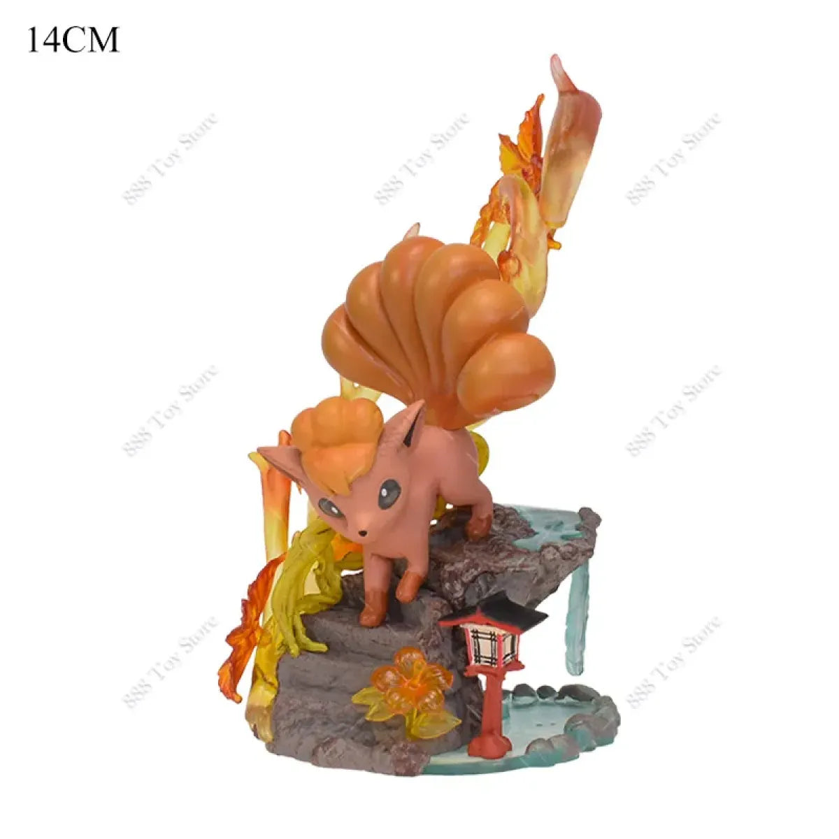 Pokemon Charizard, Squirtle, Bulbasaur, Vulpix Figures