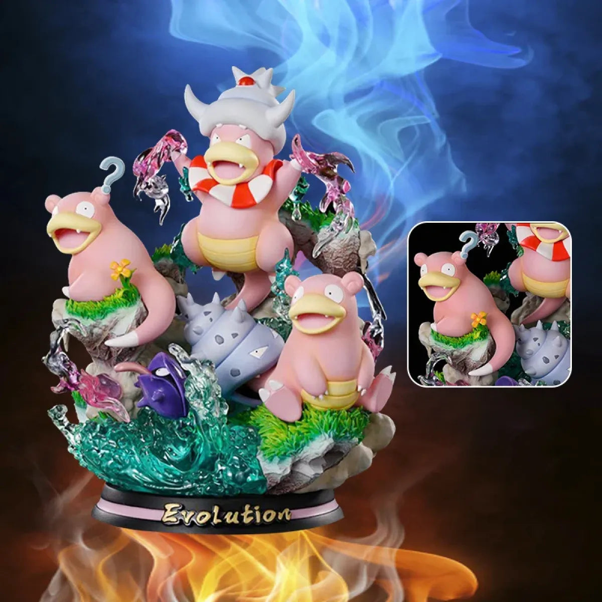 Pokemon Evolution Figures - Charizard, Eevee, Mewtwo, Gengar