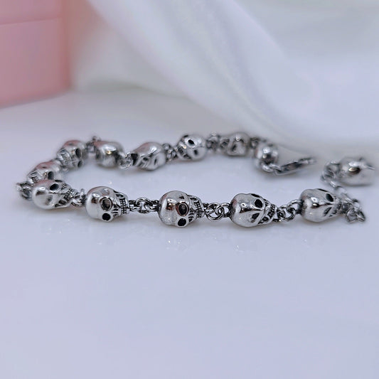 Street Rebel Gothic Skull Bracelet